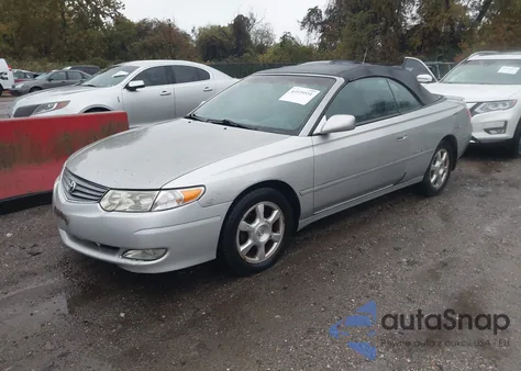 2002 Toyota Camry Solara Sle V6 z USA, uszkodzony, nr VIN 2T1FF28P42C600566